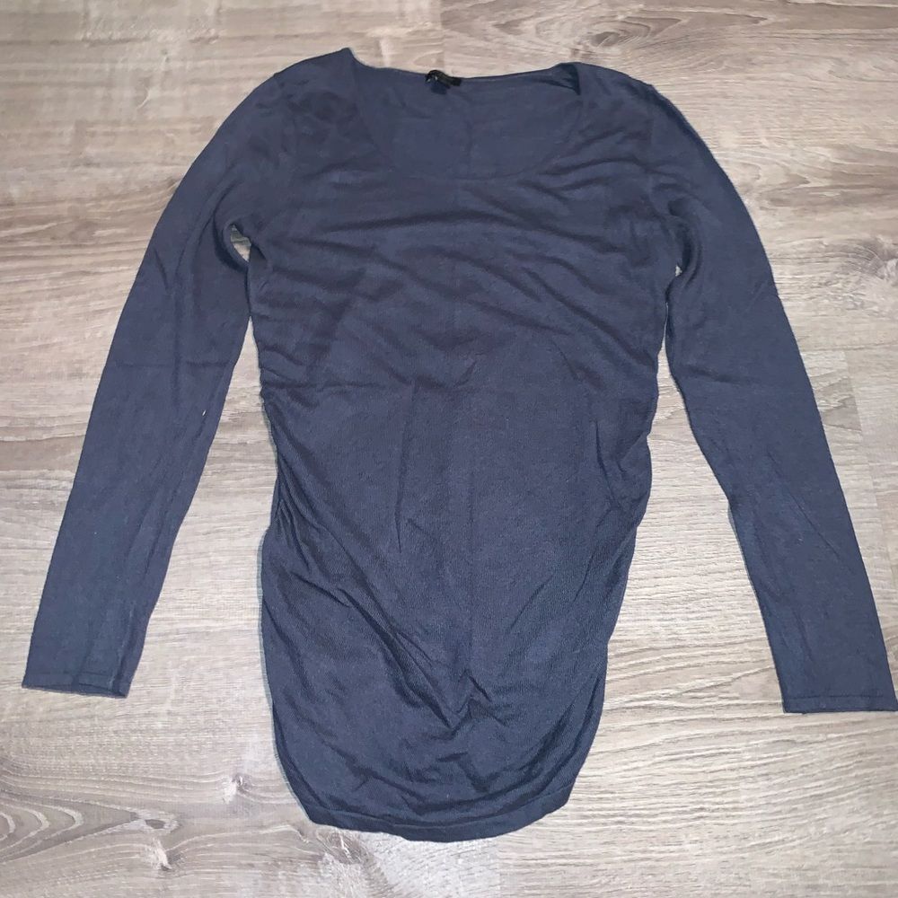 Ann Taylor side ruched sweater M
